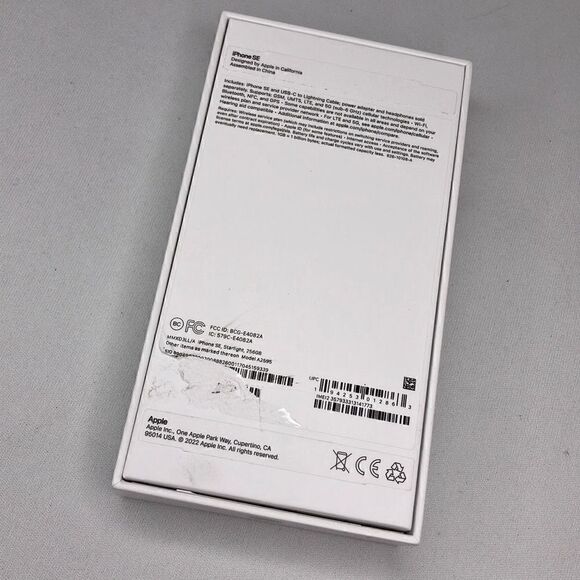 Empty Box of Apple iPhone SE Space Gray with Sim Ejector - Picture 4 of 7